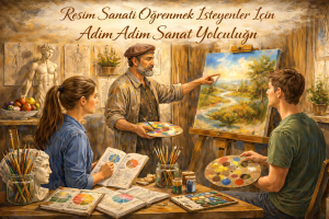 Resim Sanatı Öğrenmek İsteyenler İçin Adım Adım Sanat Yolculuğu