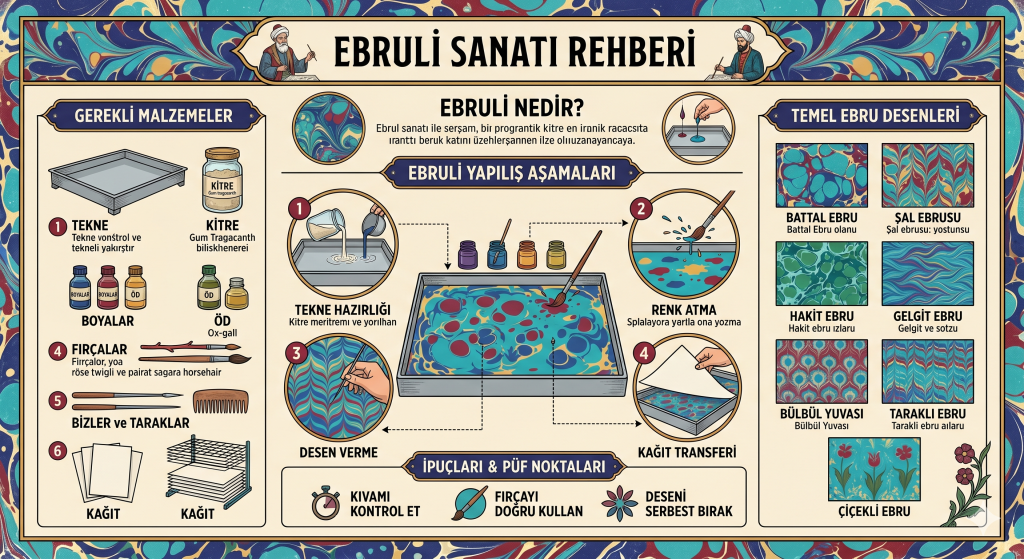 Ebruli Sanatına Adım Atmak İçin Kapsamlı Rehber