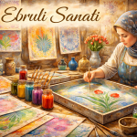 Suyun ve Renklerin Büyülü Dansı – Ebruli Sanatı Nedir?