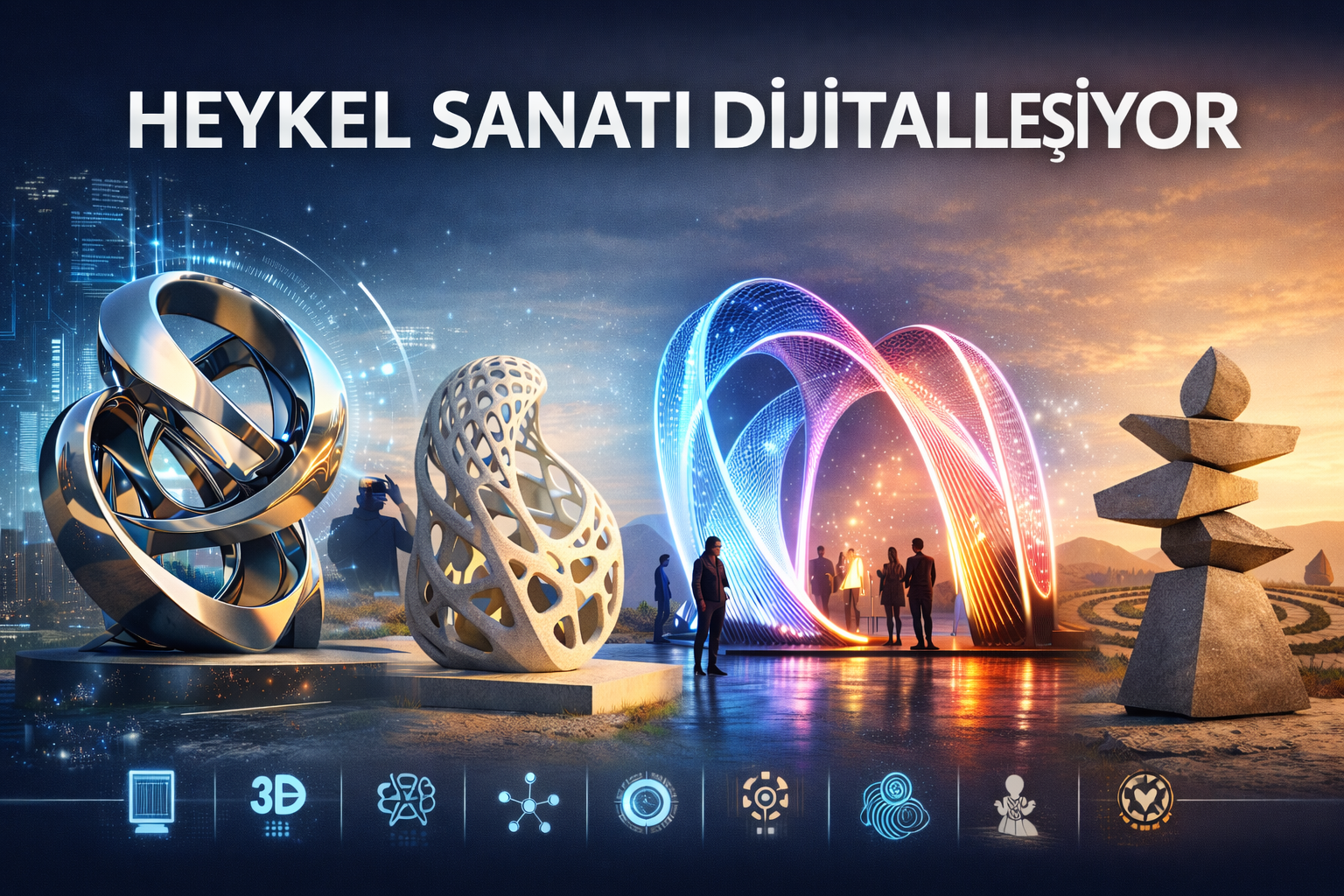 Heykel Sanatı Dijitalleşiyor – Yeni Medya ve Mekansal Deneyimlerle Geleceğe Yolculuk